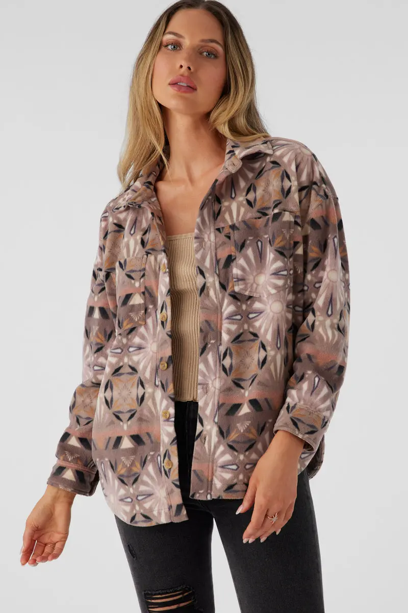 O'Neill Rune Long-Sleeve Top In Deep Taupe 1