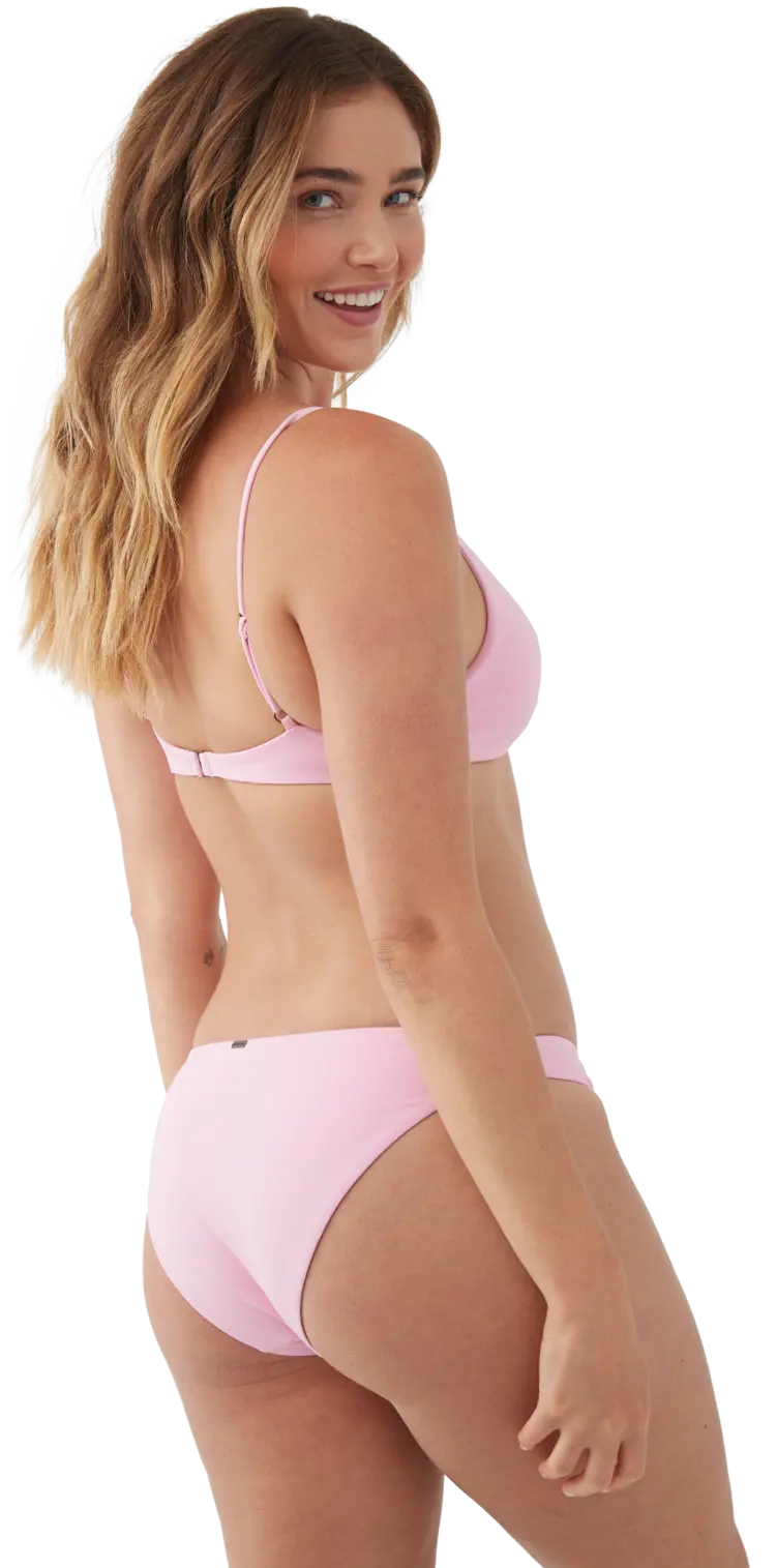 O'Neill Saltwater Solids Rockley Bikini Bottom – Pink 1