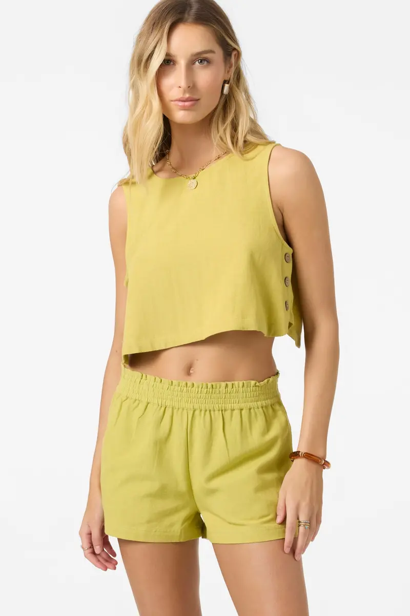 O'Neill Sanders Tank Top In Golden Green 1