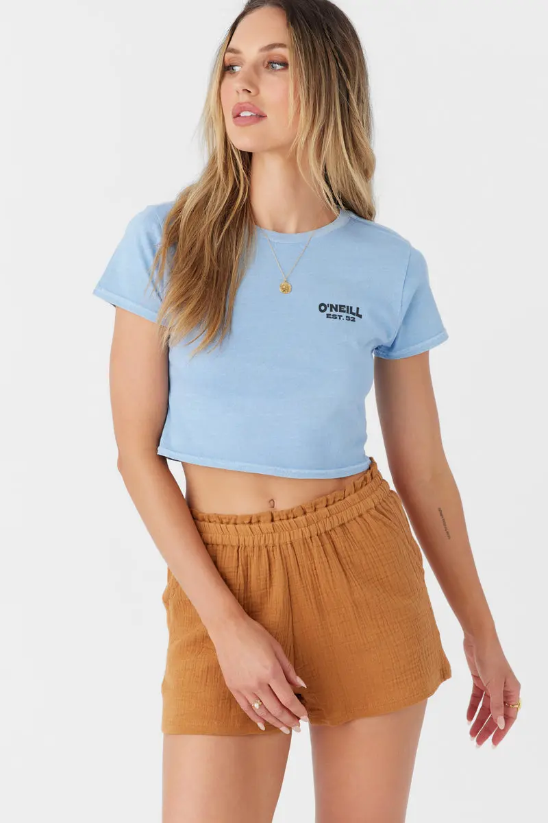 O'Neill Talitha Short-Sleeve Tee – Hydrangea Purple 1