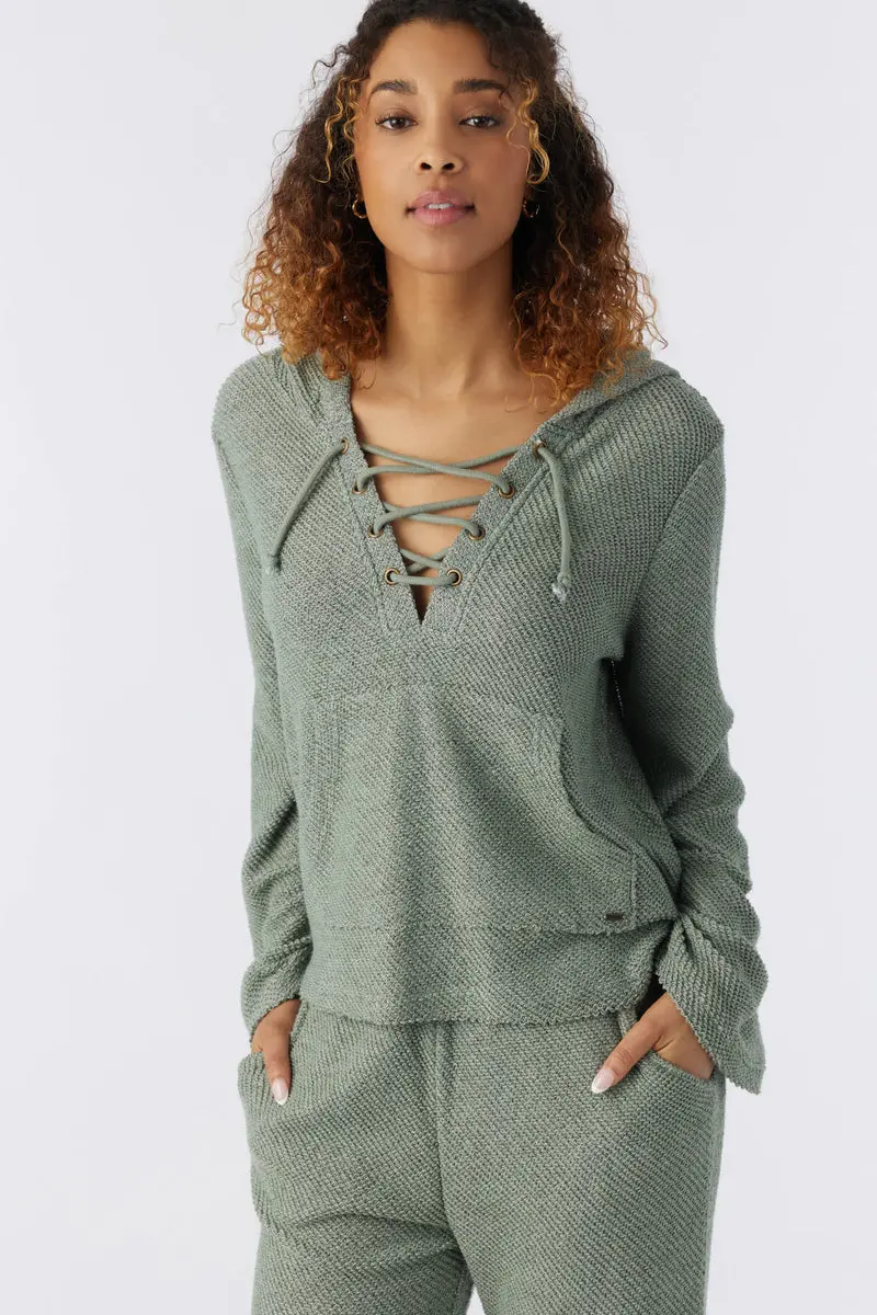 O'Neill Tanya Hooded Long-Sleeve Shirt – Lily Pad Calm 1