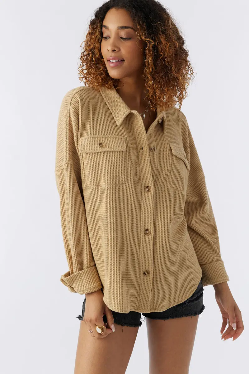 O'Neill Tour Long-Sleeve Shirt In Khaki 1