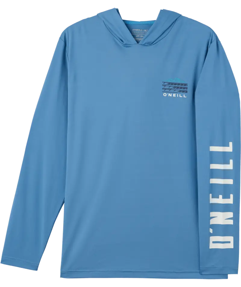 O'Neill Trvlr Copen Blue Upf Hooded Long-Sleeve Tee 1