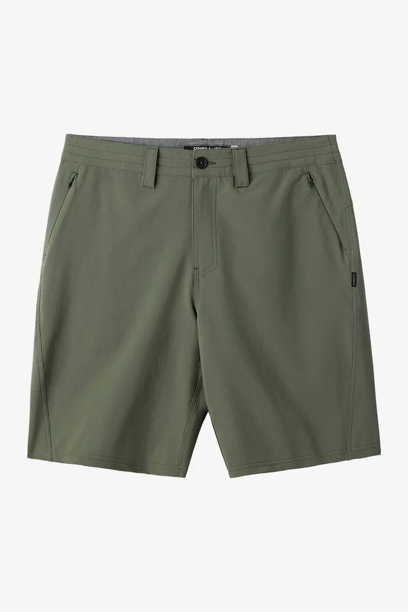 O'Neill Trvlr Enduro Hybrid Travel Shorts – Dark Olive 1