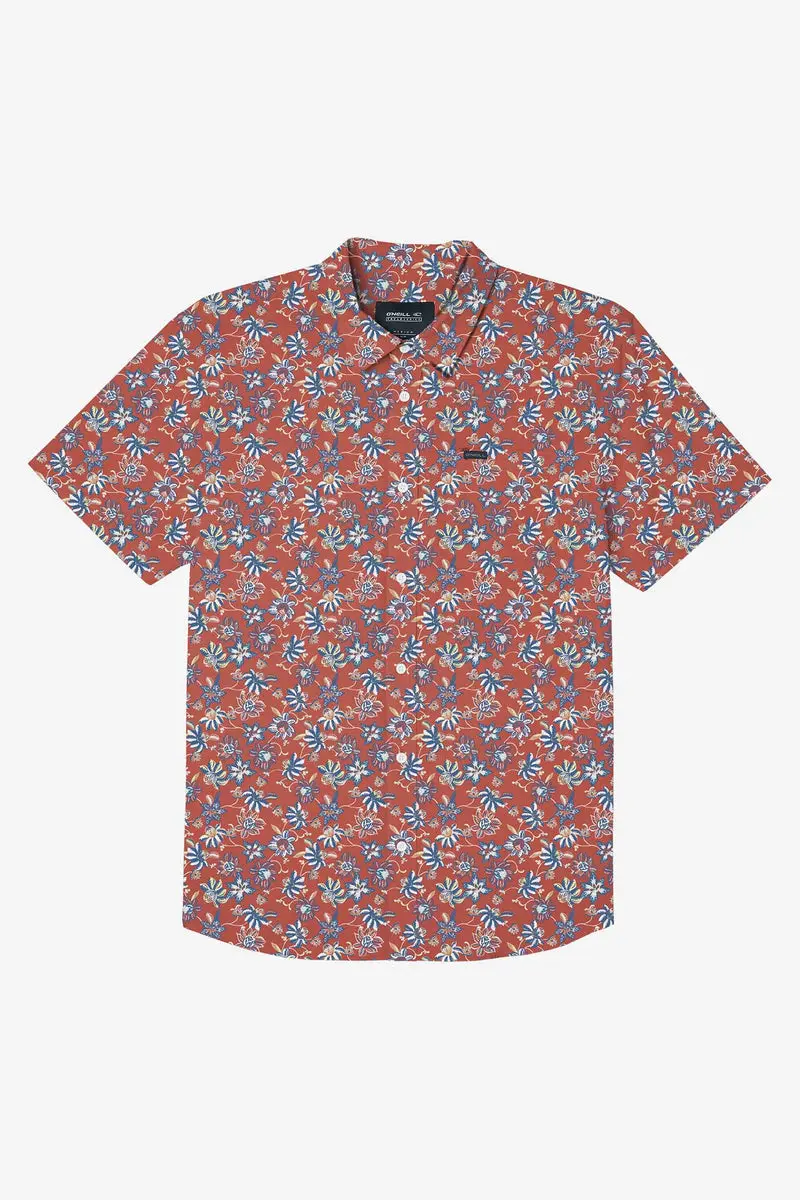 O'Neill Trvlr Upf Traverse Short-Sleeve Shirt In Picante 2 1