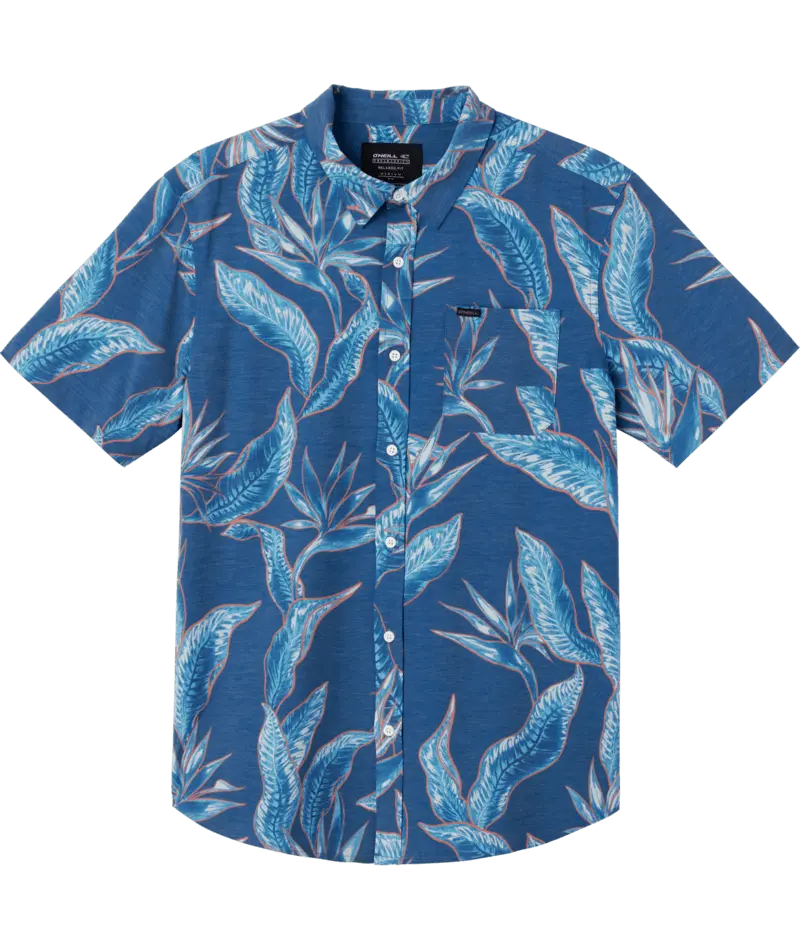 O'Neill Trvlr Upf Traverse Short-Sleeve Shirt – Indigo 1