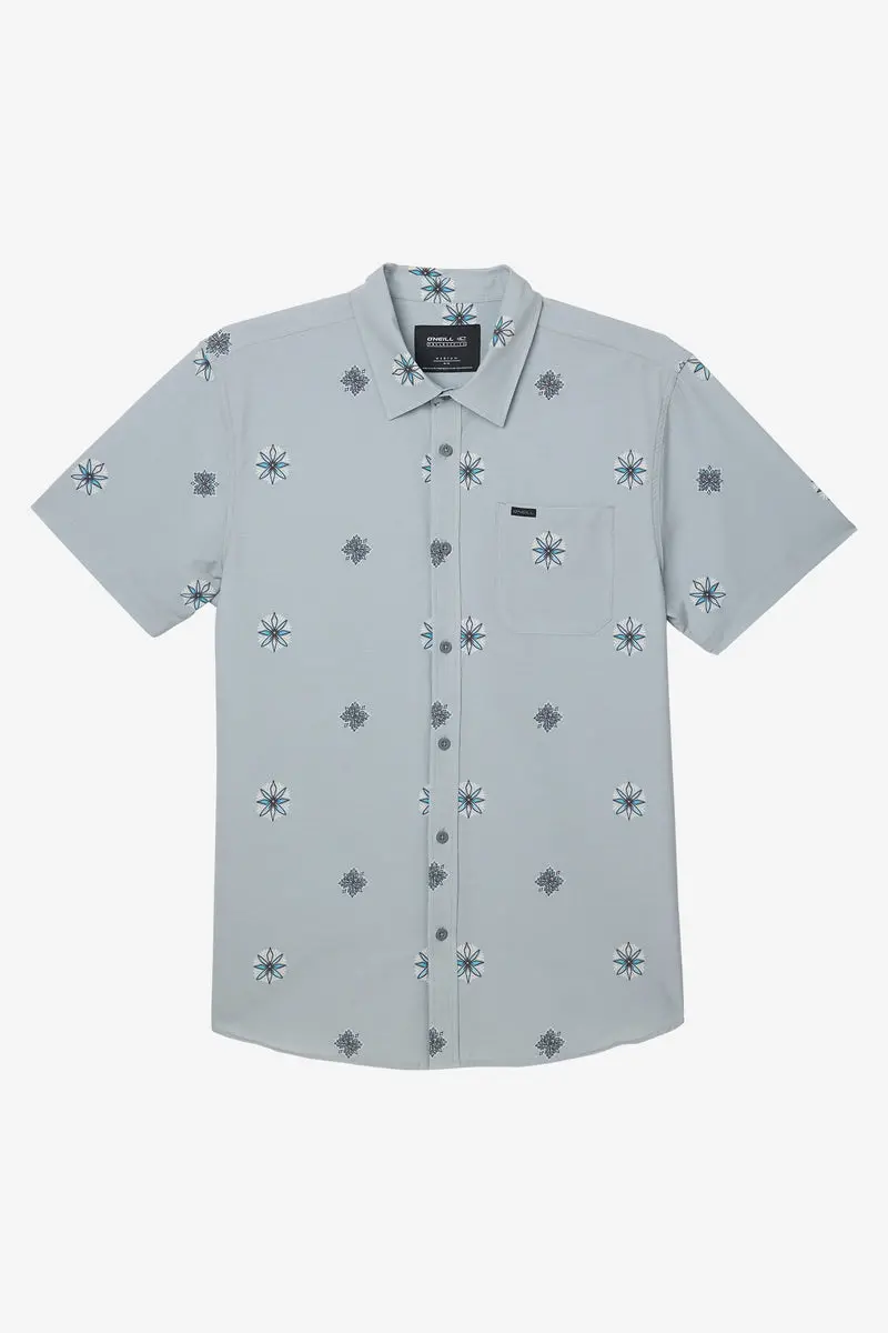 O'Neill Trvlr Upf Traverse Short-Sleeve Shirt – Light Grey 1
