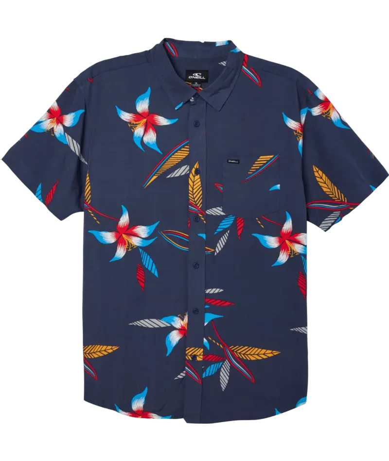 O'Neill Yabro Short-Sleeve Shirt – Navy 1