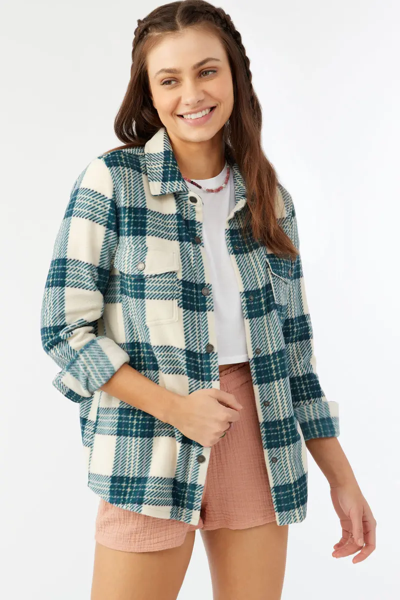 O'Neill Zuma Plaid Long-Sleeve Shirt In Slate Gray 1