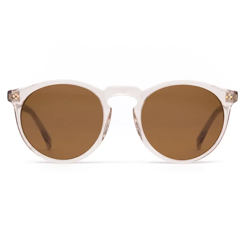 Otis Omar X Sunglasses – Eco Crystal Sand Frame With Brown Polarized Lenses 1
