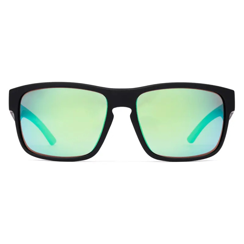 Otis Rambler Sport Sunglasses – Matte Black Frame With L.I.T Polarized Green Mirror Lenses 1