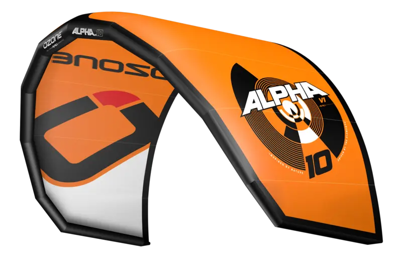 Ozone Alpha V1 Kite – Vibrant Orange, 12M Size 1