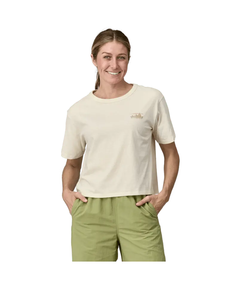 Patagonia 73 Skyline Easy Cut Responsibili-Tee – Birch White 1