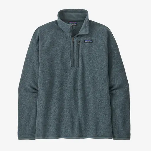 Patagonia Better Sweater Quarter-Zip Fleece Jacket In Nouveau Green 1