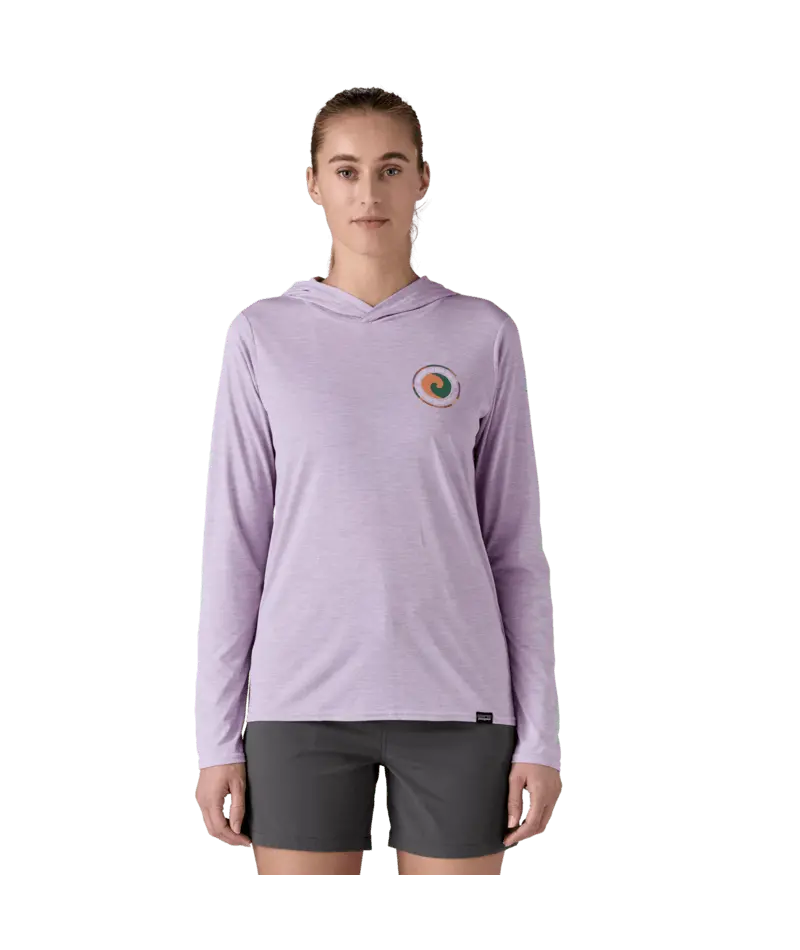 Patagonia Cap Cool Daily Graphic Long-Sleeve Hoodie – Foxglove Purple 1