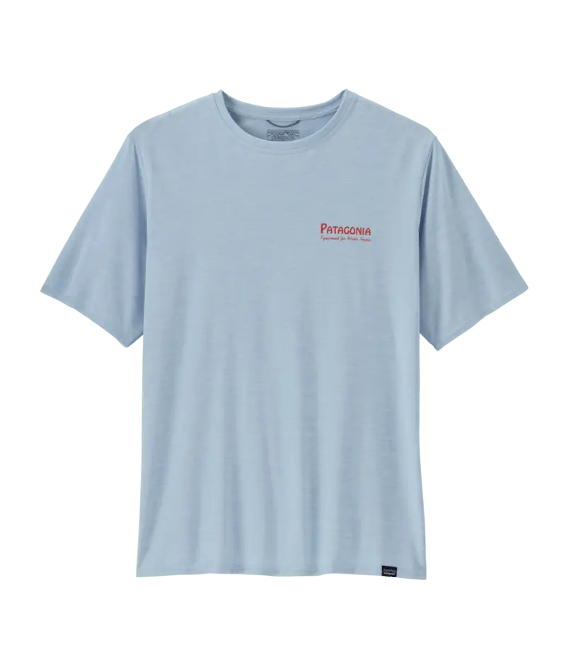 Patagonia Cap Cool Daily Graphic Shirt In Fleck Blue 1