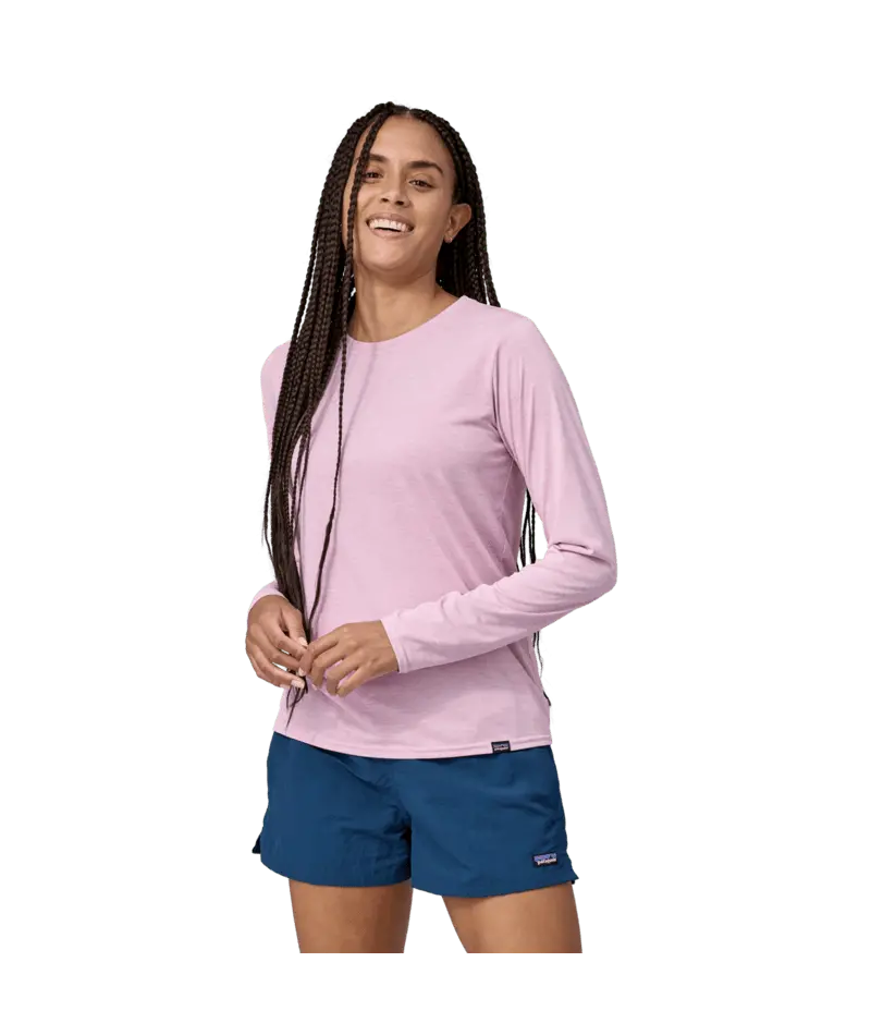 Patagonia Cap Cool Daily Long-Sleeve Shirt In Milkweed Mauve 1