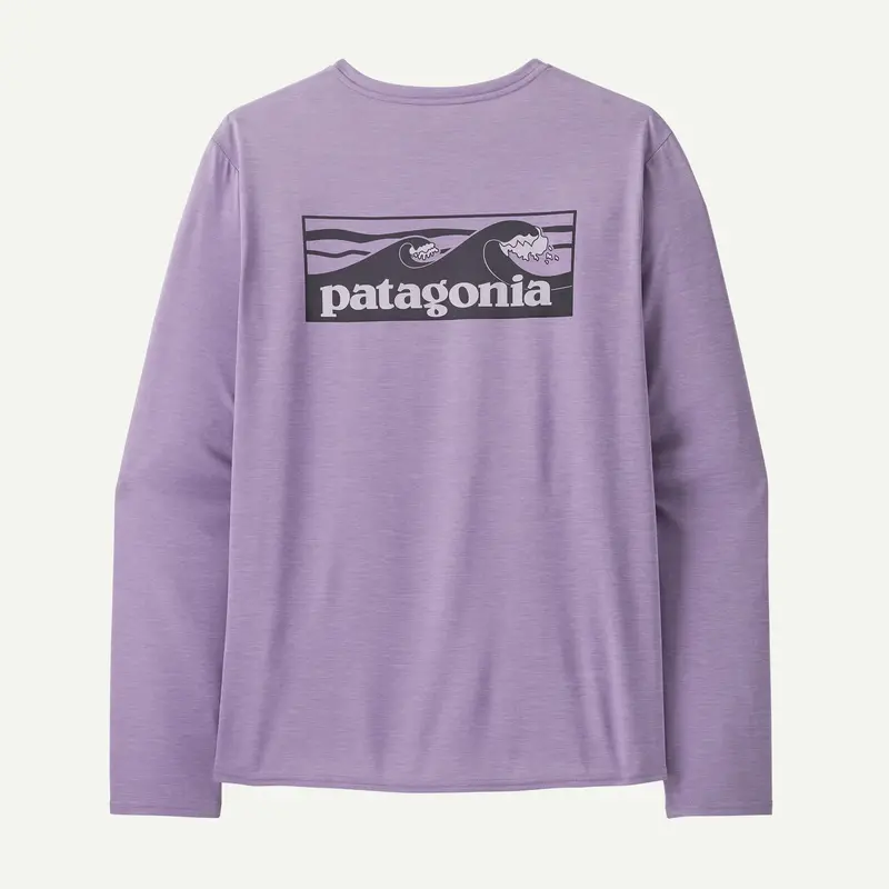 Patagonia Cap Cool Long-Sleeve Graphic Shirt – Concrete Purple X-Dye 1