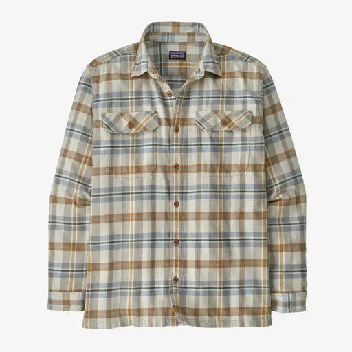 Patagonia Fjord Flannel Shirt – Long Sleeve, Natural Field Hue 1