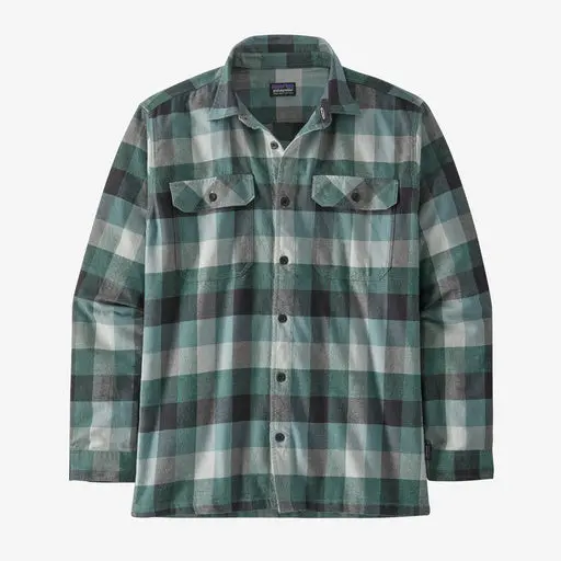 Patagonia Fjord Flannel Shirt – Long Sleeve, Nouveau Green Guide Edition 1