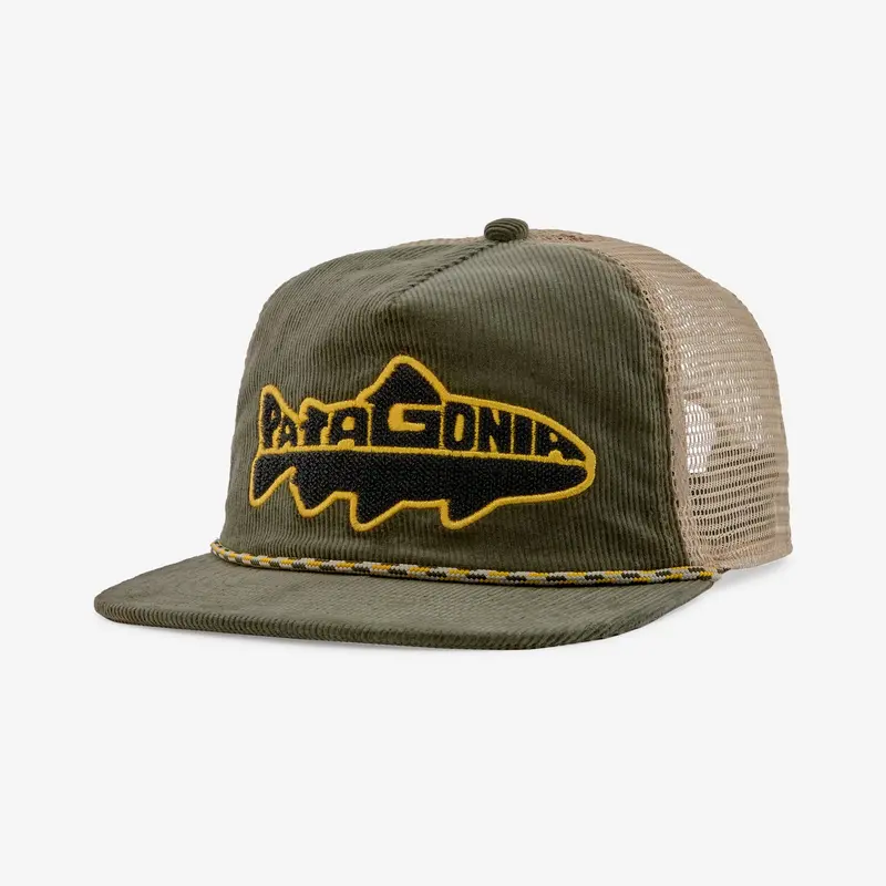 Patagonia Fly Catcher Adventure Hat – Industrial Green (Wild Waterline) 1
