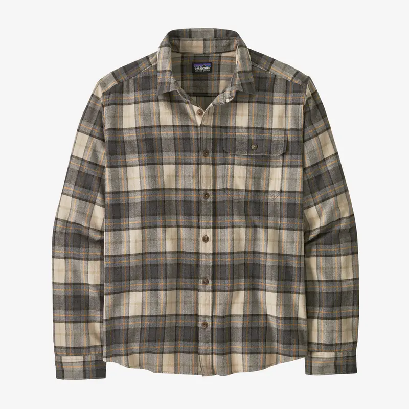 Patagonia Lightweight Fjord Flannel Shirt – Forge Grey 1