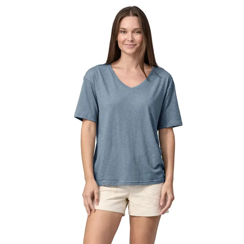 Patagonia Mainstay Crewneck Tee – Light Plume Grey 1