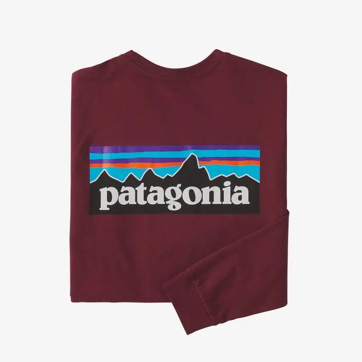 Patagonia Men’S P-6 Logo Responsibili-Tee In Sequoia Red 1