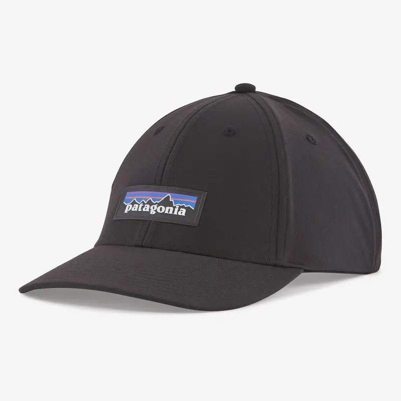 Patagonia P-6 Logo Channel Watcher Cap – Black 1
