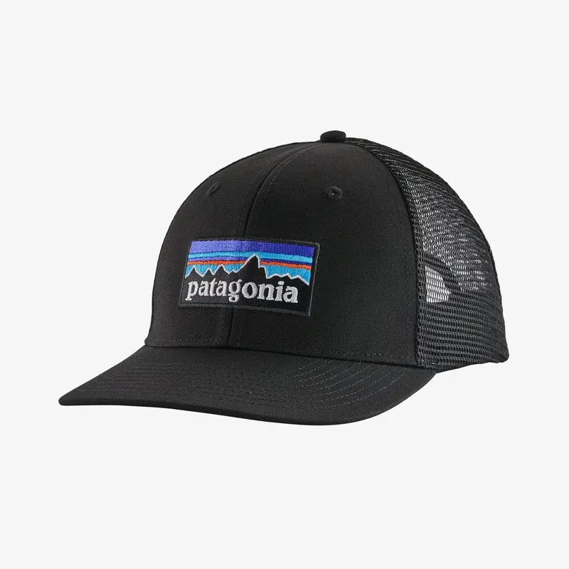Patagonia P-6 Logo Trucker Cap – Classic Black 1