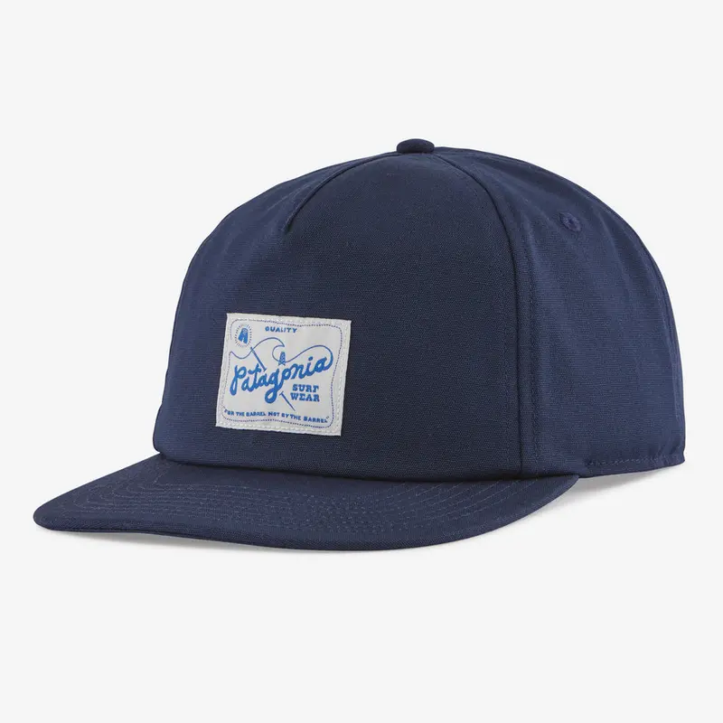 Patagonia Quality Surf Label Funfarer Hat In New Navy 1