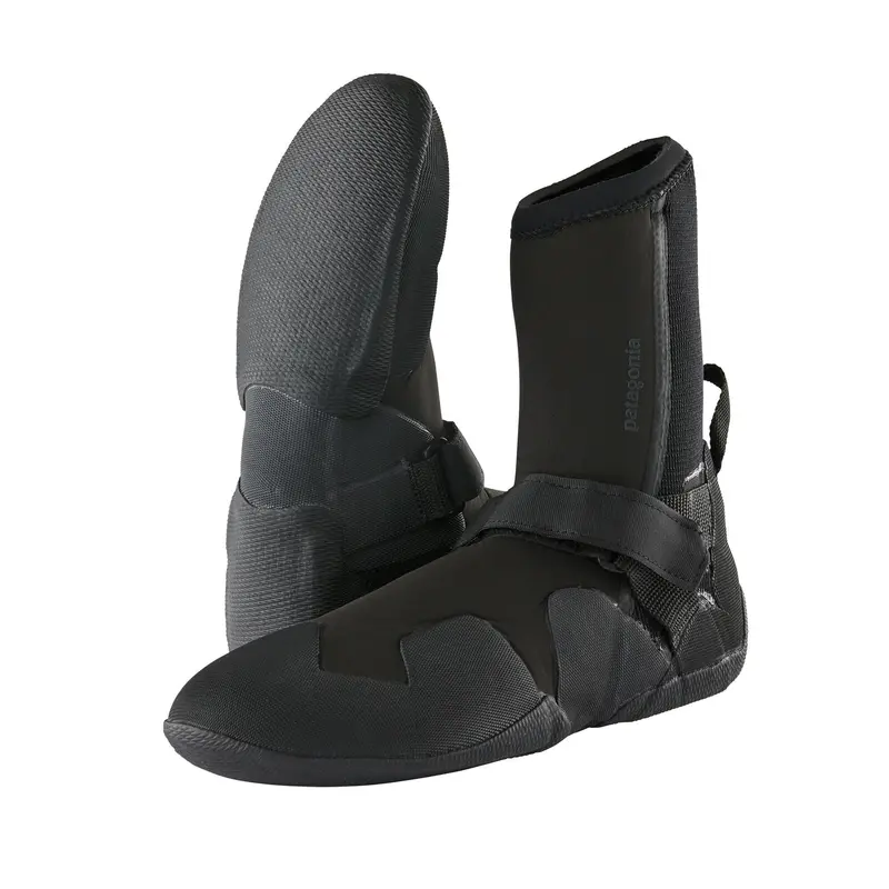Patagonia R4 Yulex Round-Toe Booties In Black 1