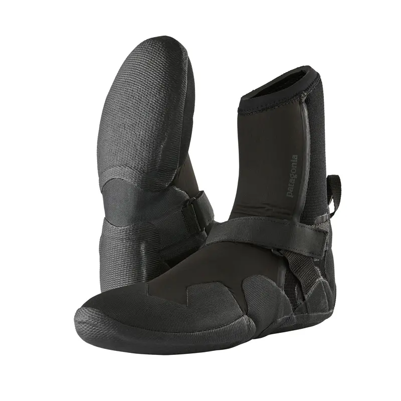Patagonia R5 Yulex Round-Toe Booties In Black 1