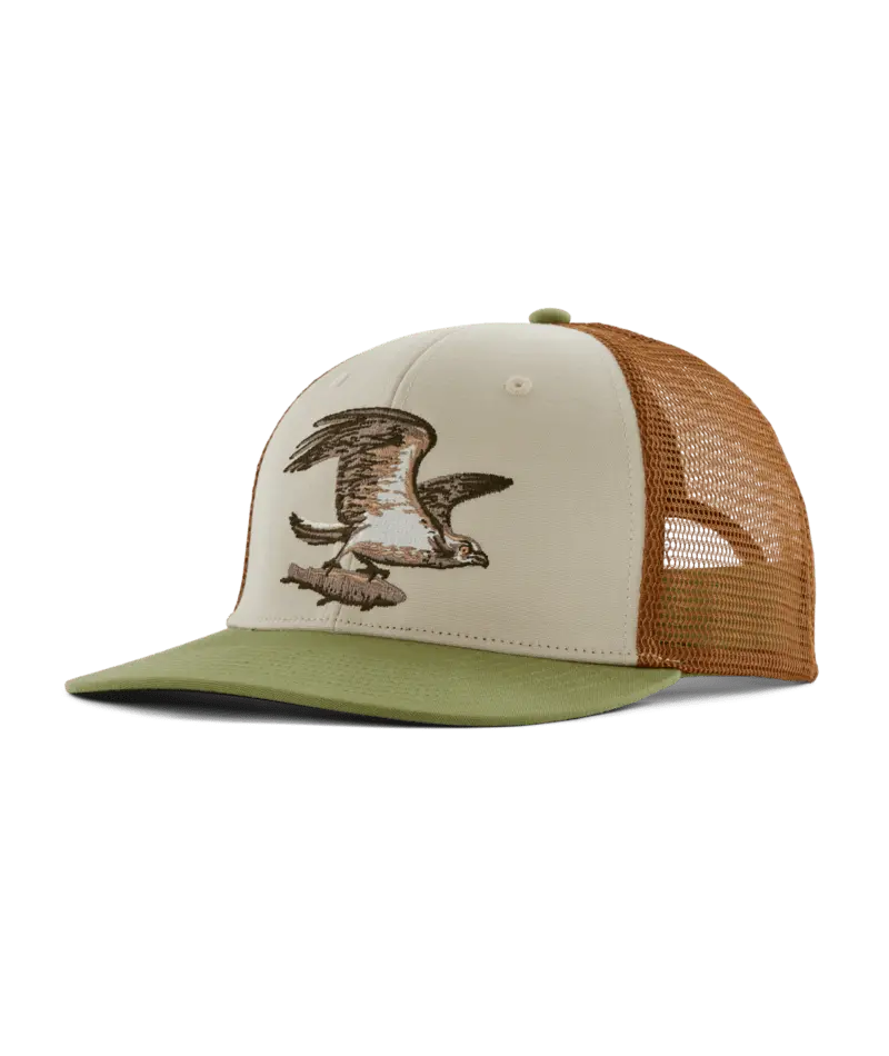 Patagonia Take A Stand Trucker Hat – Stream Fed: Pumice 1