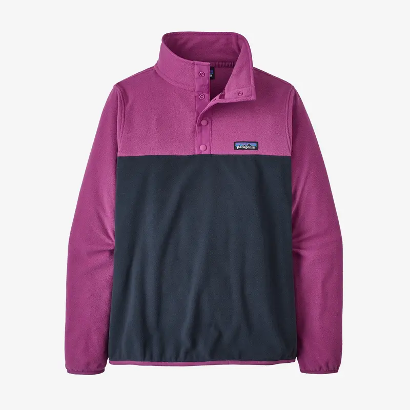 Patagonia Women'S Micro D Snap-T Pullover In Pitch Blue 1
