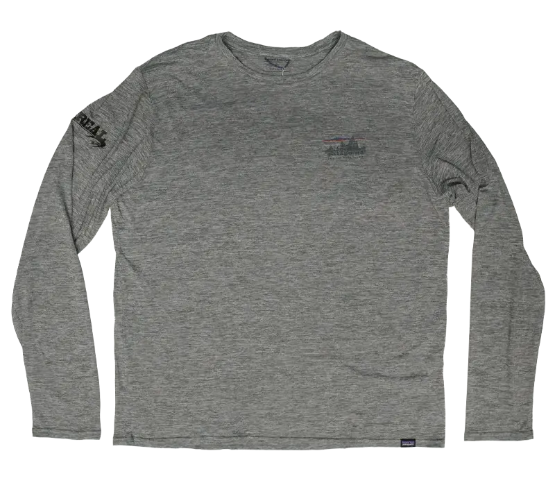 Patagonia X Real Cap Cool Daily Long-Sleeve Shirt – Feather Grey 1