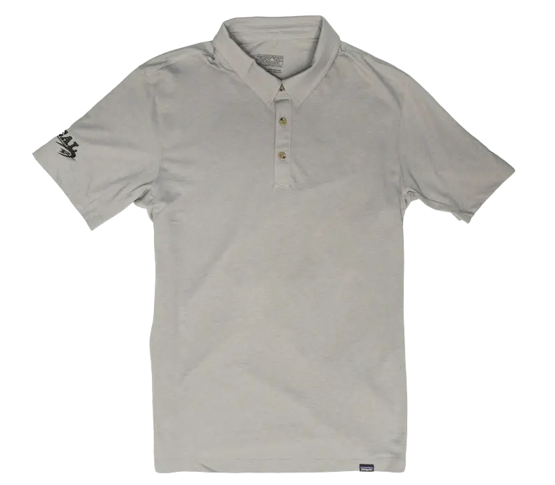 Patagonia X Real Essential Pique Polo – Salt Grey 1