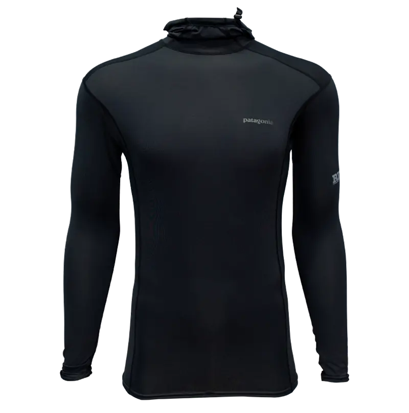Patagonia X Real R0 Hooded Rashguard – Ink Black 1