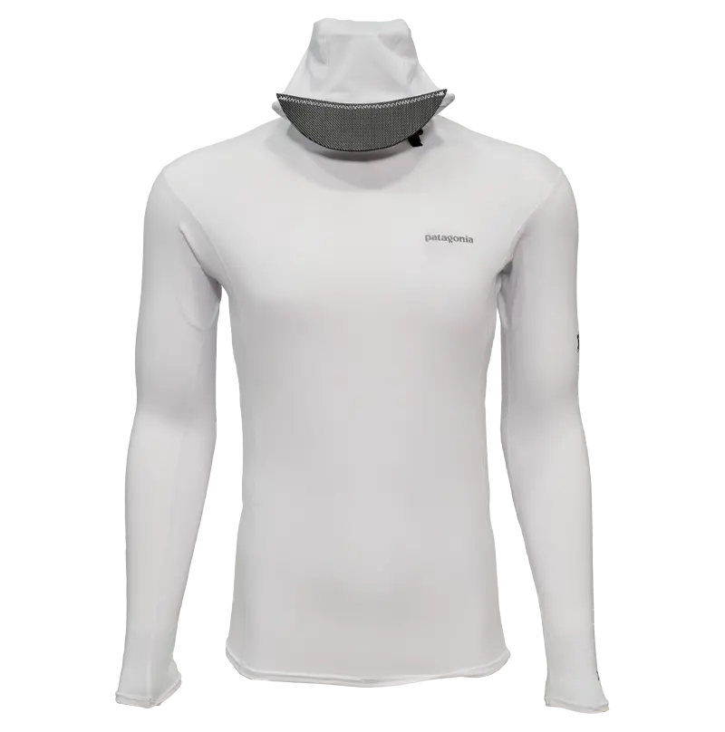 Patagonia X Real R0 Hooded Rashguard – Pure White 1