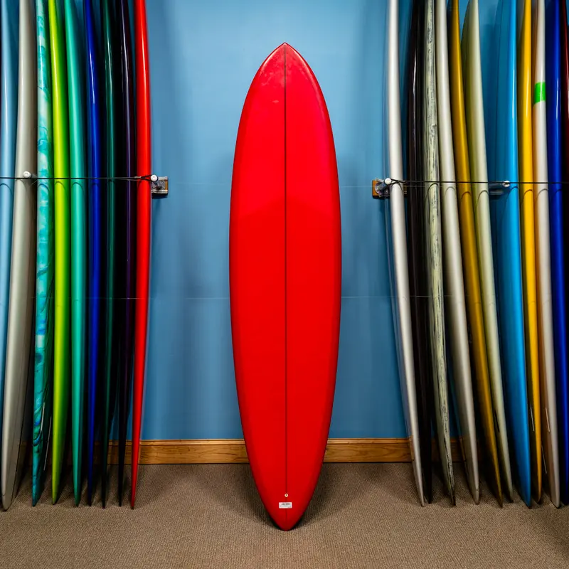 Pre-Loved Christenson C-Bucket Pu/Poly Surfboard – 7'6" Vintage-Inspired Shape 1