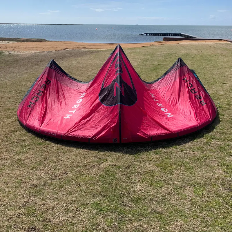 Pre-Owned 2025 North Reach Kite – Rubine Red, 8 Square Meter 1