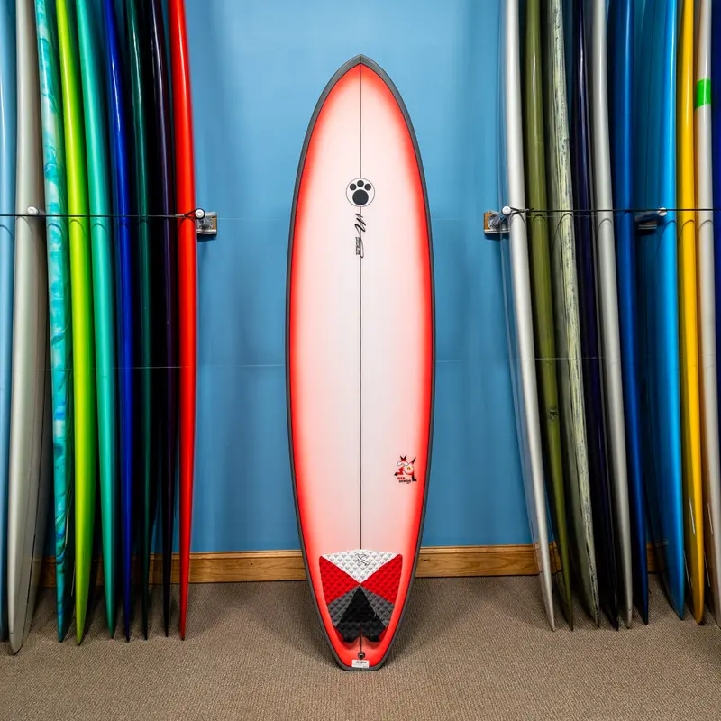 Pre-Owned Maurice Cole Red Dingo Surfboard – 7'2" Pu/Poly 1