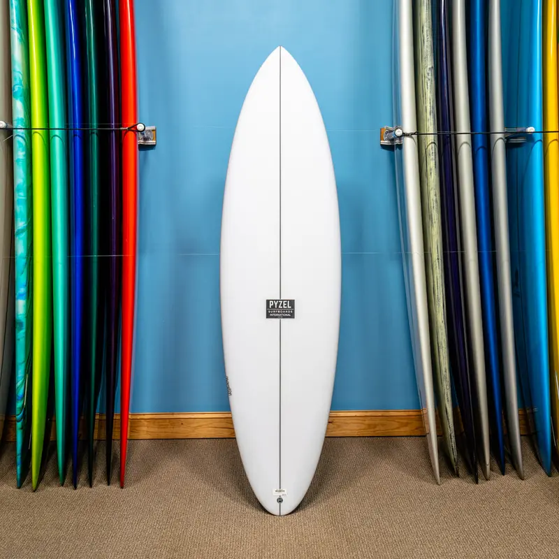 Pyzel Crisis Twin Fin Surfboard – Pu/Poly, 6'6" 1