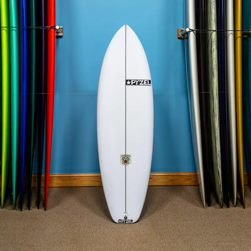 Pyzel White Tiger Pu/Poly Surfboard – 5'6" 1