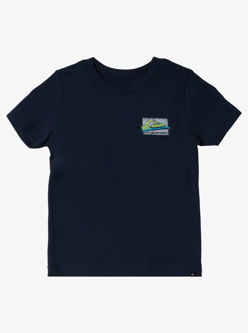 Quiksilver Boys’ Retro Fade Short-Sleeve Tee – Navy Blazer 1