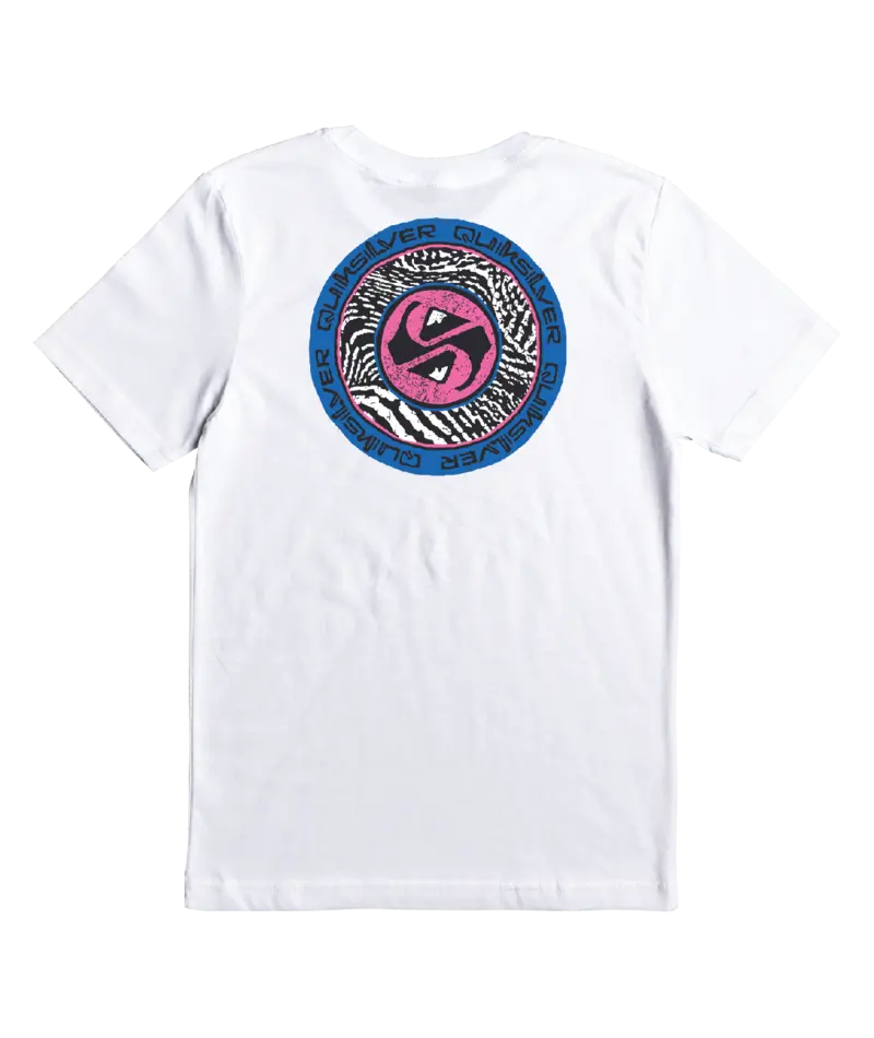 Quiksilver Circles End Crewneck Tee – White 1
