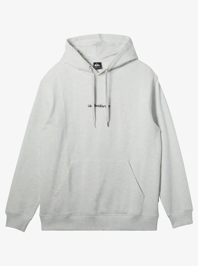 Quiksilver Dna Omni Logo Hooded Sweatshirt In White Marble Heather 1