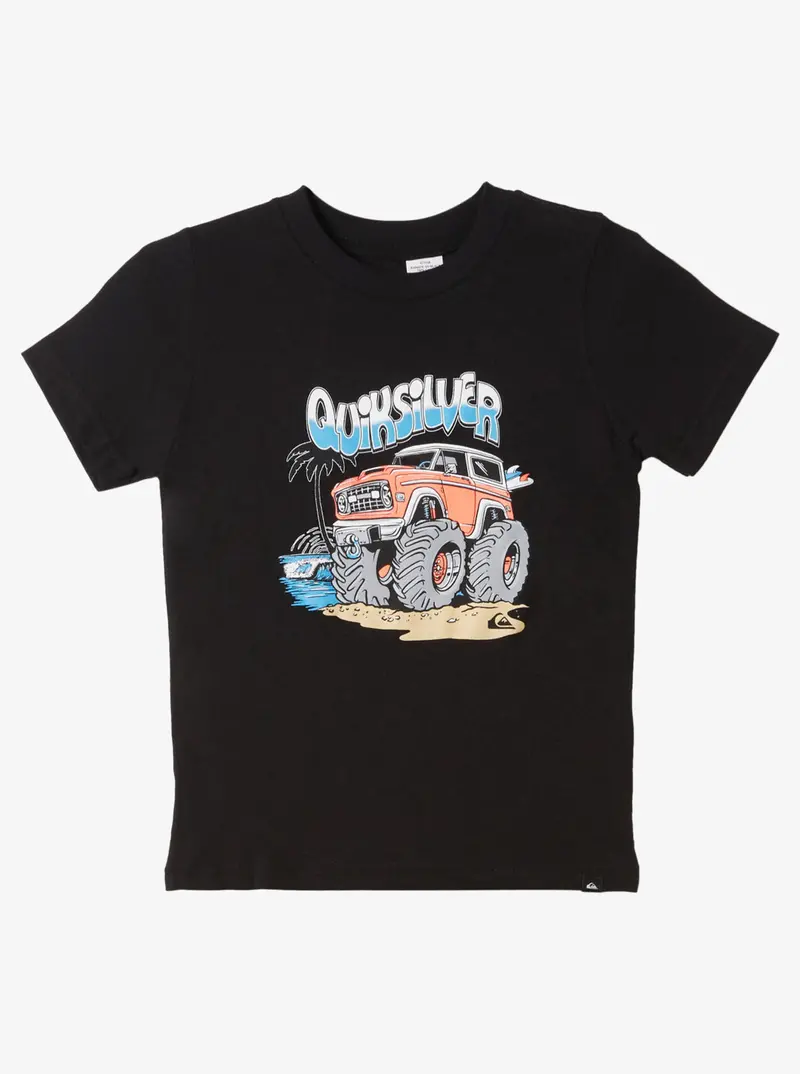 Quiksilver Double Parked Kids' T-Shirt In Black 1