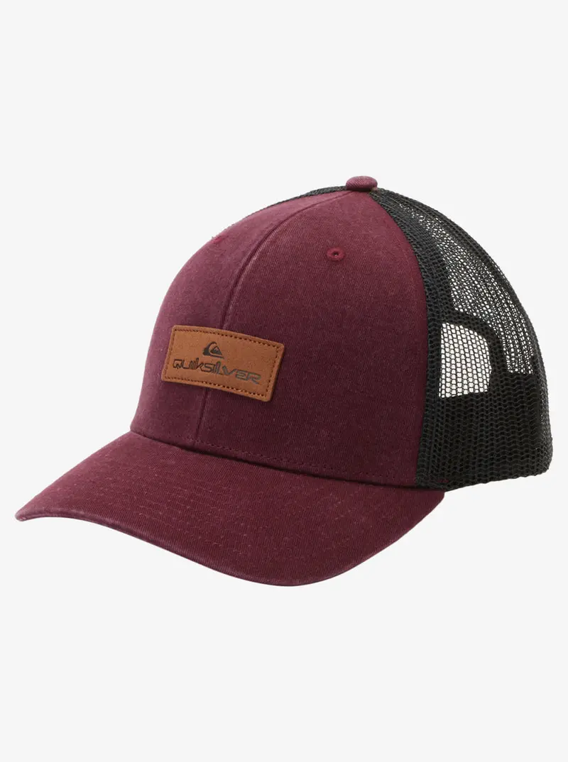 Quiksilver Down The Hatch Dad Hat In Wine 1