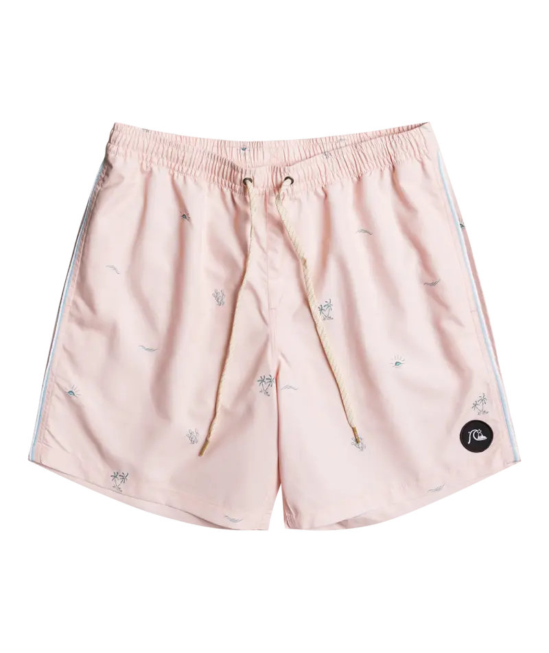 Quiksilver Everyday Classic Volley 17-Inch Boardshorts In Veiled Rose 1